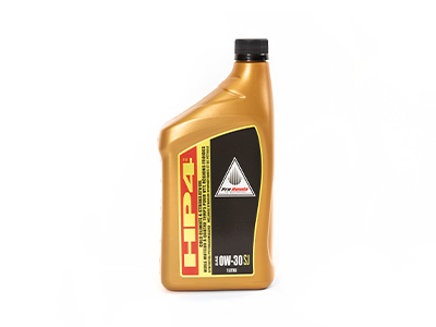 bottle of HP4 0w30 VTT Pro Honda
