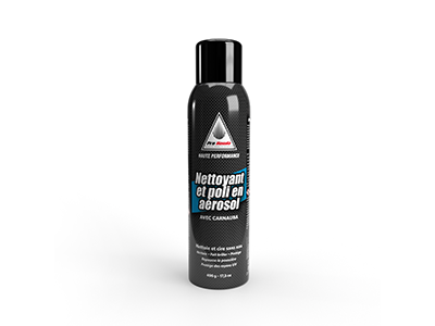 Nettoyant et poli en aérosol Pro Honda avec carnauba